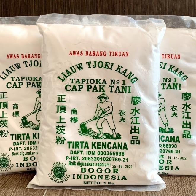 

Caraka.store1 Tepung Liauw Tjoei Kang 1KG Cap Pak Tani ASLI