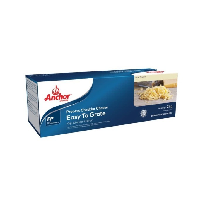 

KEJU ANCHOR MUDAH DIPARUT/CHEDDAR CHEESE EASY TO GRATE 2KG