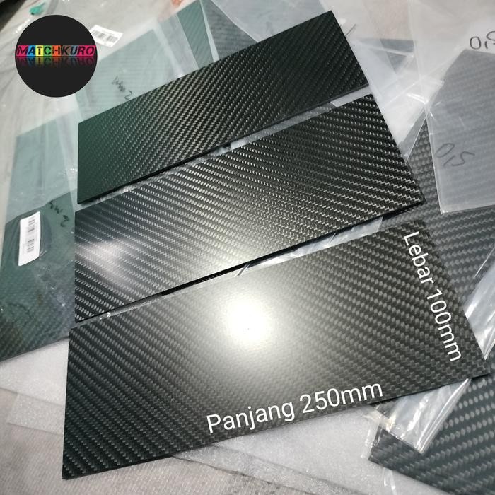 Stok Baru Karbon fiber lembaran serat papan carbon fibre plate sheet membran