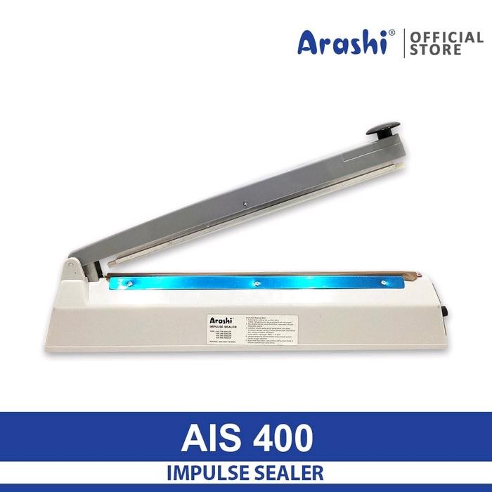 Alat Mesin Press Perekat Plastik Impulse Sealer 40 Cm Arashi Ais 400 Vacuum