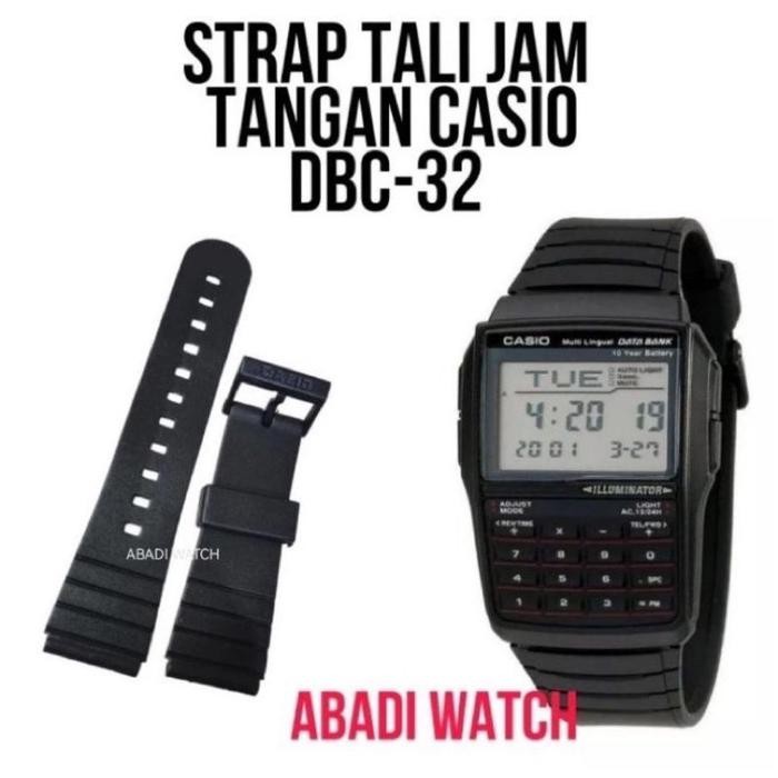 Tamam.storee Tali Jam Tangan Casio Databank DBC32 DBC 32 DBC-32 DBC62 DBC 62 DBC150 DBC 150 DBC-150