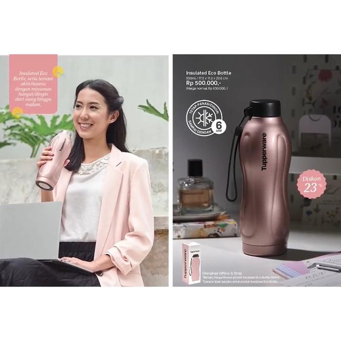 Tupperware insulated eco bottle / termos botol minum