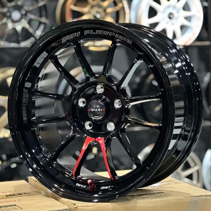 velg racing r18 lebar 9,5 VIPER FLOW FORMING RING 18 reborn Zenix Vent