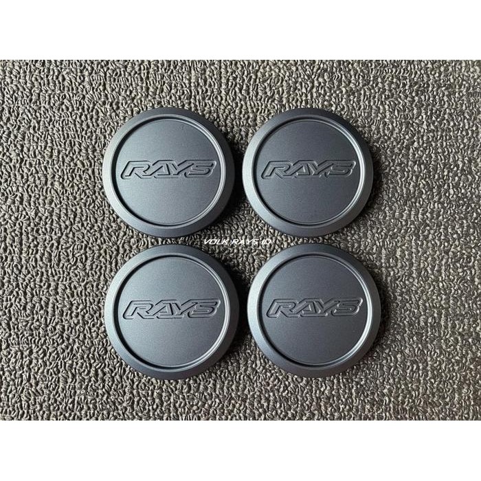 Rays Center Caps ZE40 TE37 Ultra Matte Blue Gunmetal Original Japan