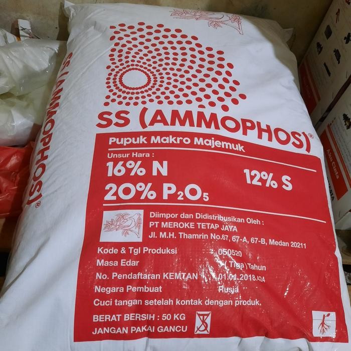 PUPUK MEROKE SS AMOPHOS KEMASA PABRIK 50kg( konfirmasi prngiriman) Kode 280