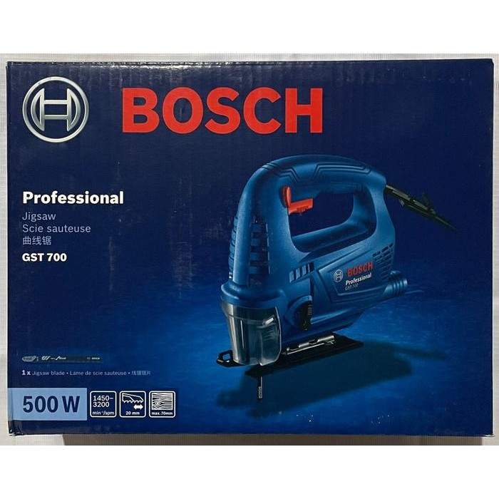 Mesin Gergaji Listrik Jig Saw 500W Bosch GST 700 / Jigsaw Bosch GST 700