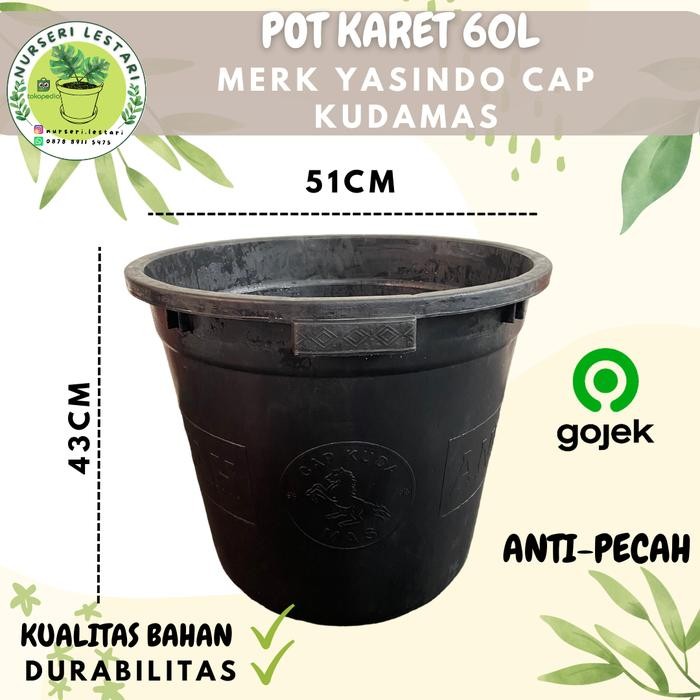 Pot karet 50cm jumbo khusus /