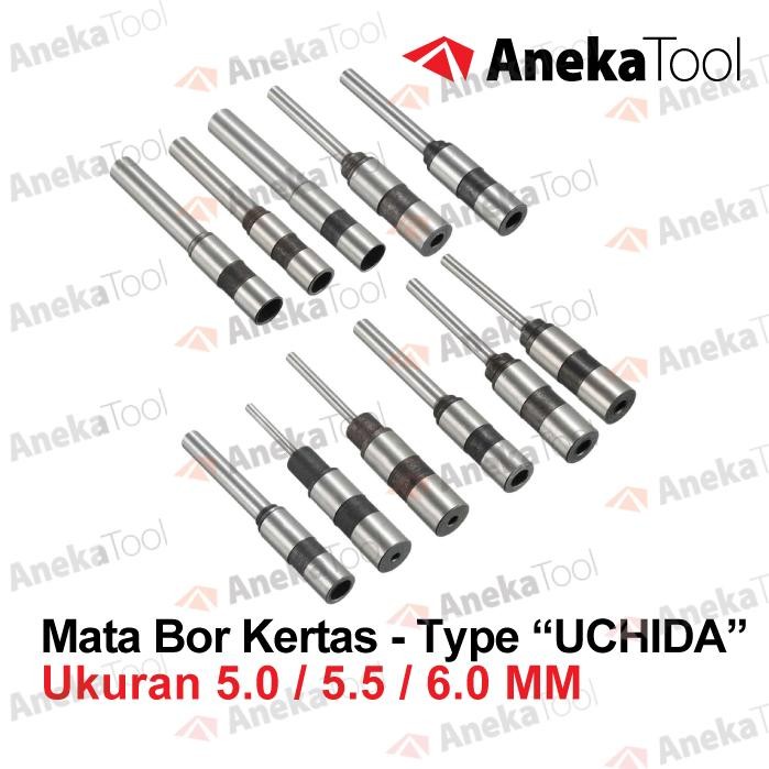 

Mata Bor Kertas Uchida Uk. 5.0 / 5.5 / 6.0 MM Pembolong Kertas Paper B