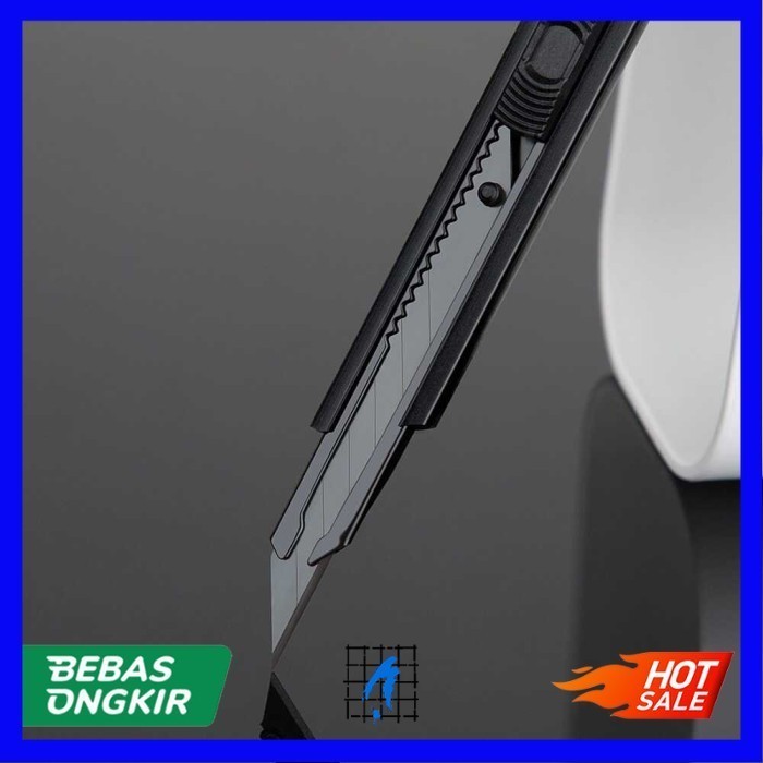 

Pisau Cutter Metal Carbon Steel Self Locking