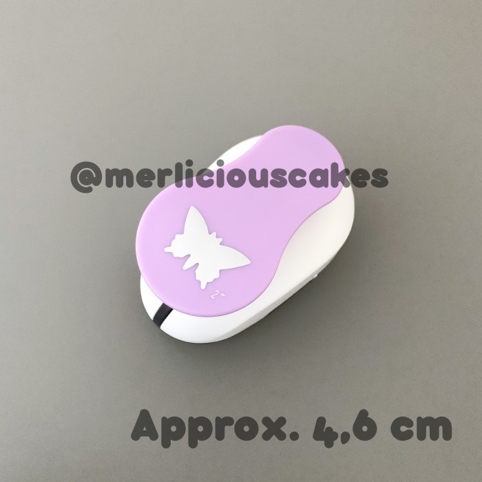 

Butterfly Polos 4,6 cm Wafer Paper Puncher Pembolong Kertas