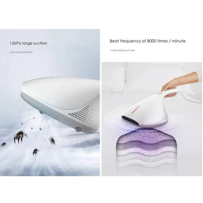 Deerma Vacuum Cleaner UV-C Penyedot Debu Tungau CM800 Vacuum Cleaner Kasur