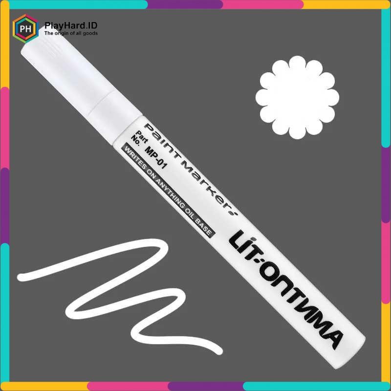 

Spidol Permanen Oil Base - Paint Marker Tahan Lama