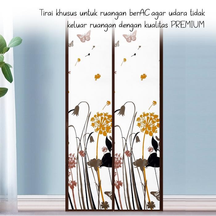 Tirai Magnet Berkarakter Premium Ruangan BerAC Terbagus - Tirai Magnet Pintu Anti Nyamuk Ukuran