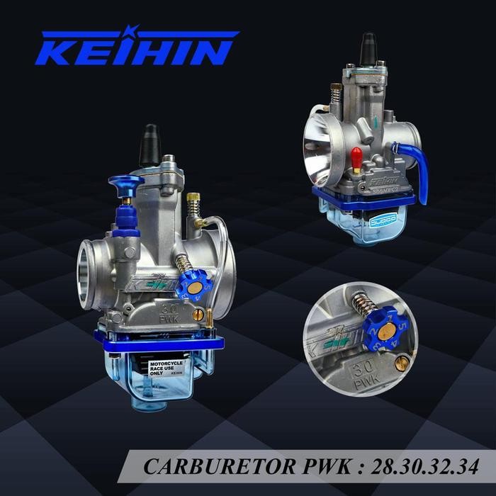 Karburator PWK Keihin SUDCO Copy Ori , Transparan 28,30 32 bonus P*M