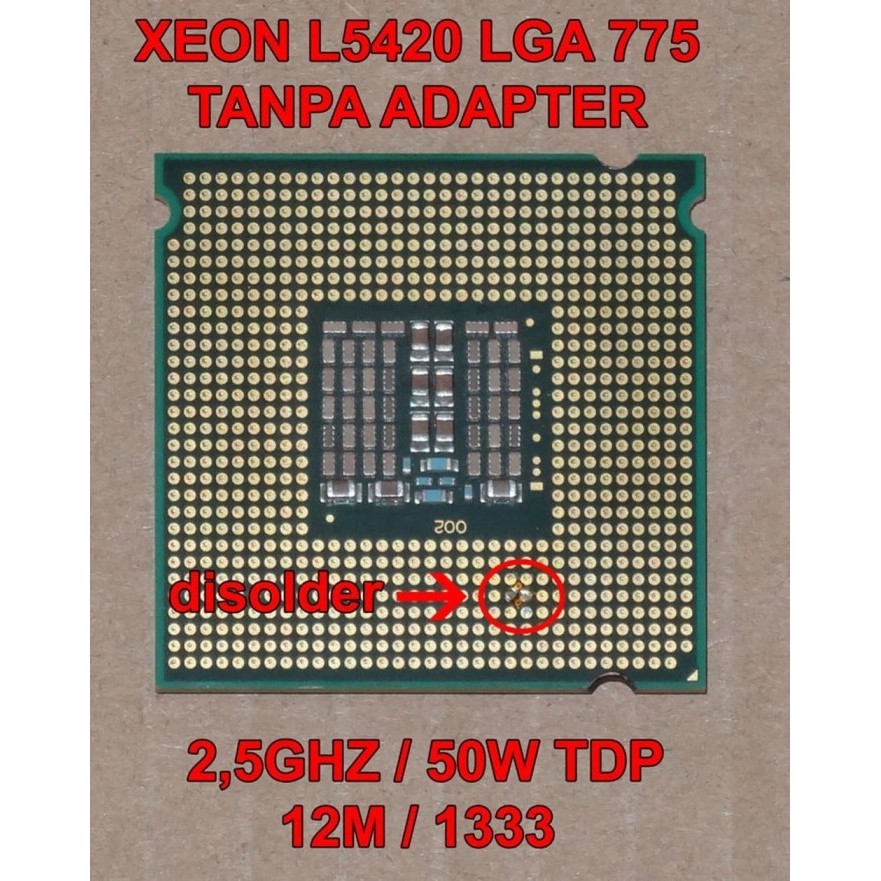 (Expert) Xeon L5420 LGA 775 quad core
