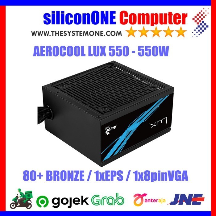 (Expert) Aerocool LUX 550W PSU Powersupply 80+ BRONZE LUX550 550