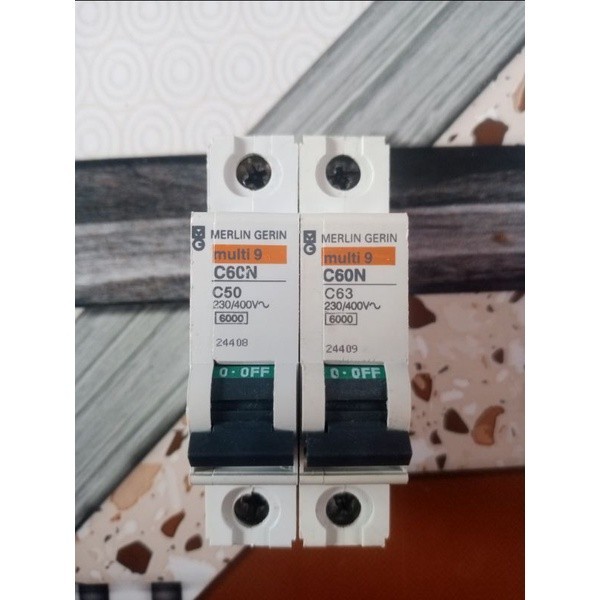 (Expert) MCB Merlin Gerin Multi 9 C60N 50A 63A