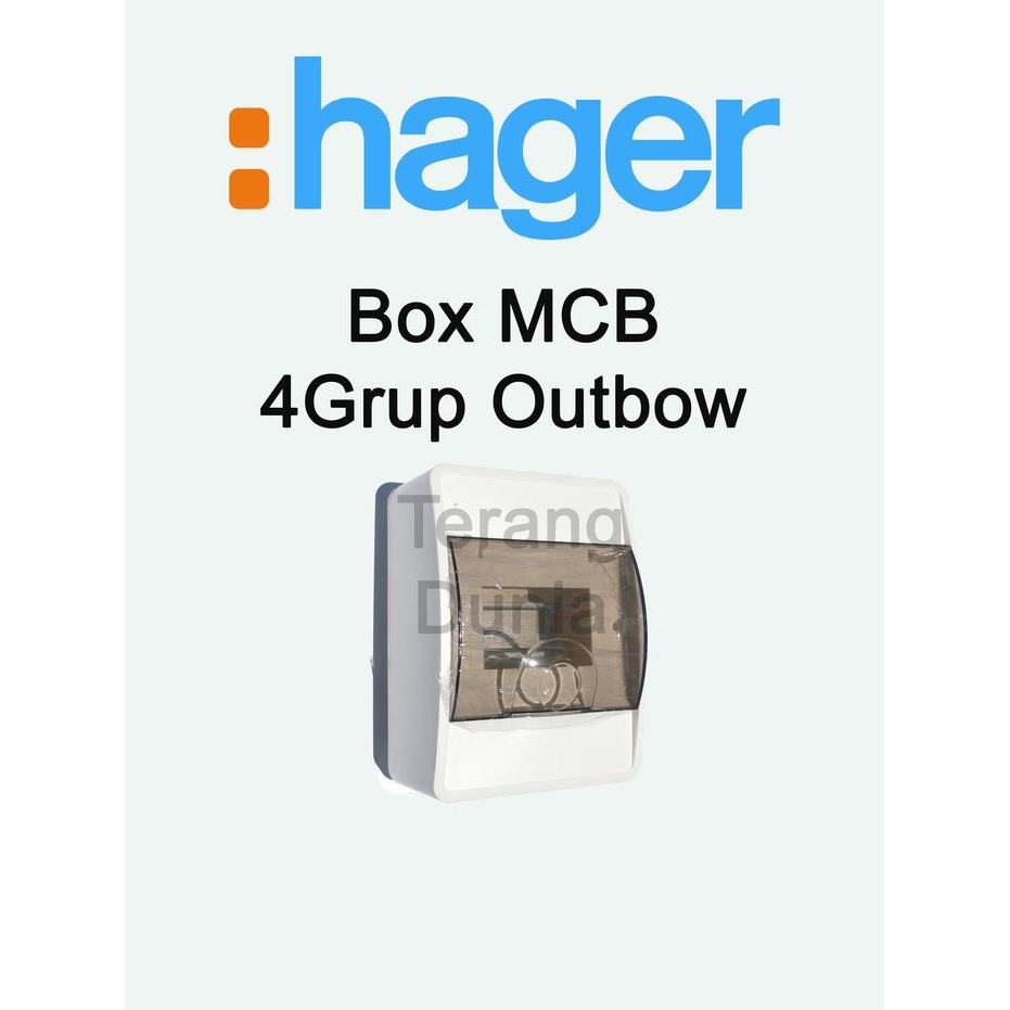 Hager Box Mcb 4 Grup Outbow Box Mcb Hager 4 Grup Tempel Outbow