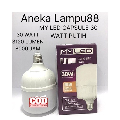 [Expert] LAMPU MYLED 30 WATT INUM - BOHLAM LED 30 WATT MY LED