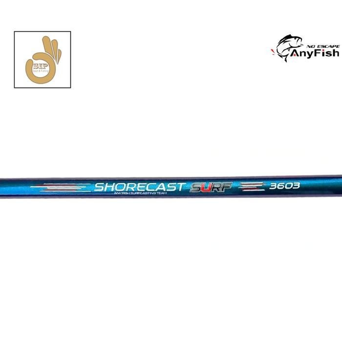 Joran Pancing Laut Anyfish Sambung 3 Shore Cast Surf Panjang 360/390/420/450 Cm