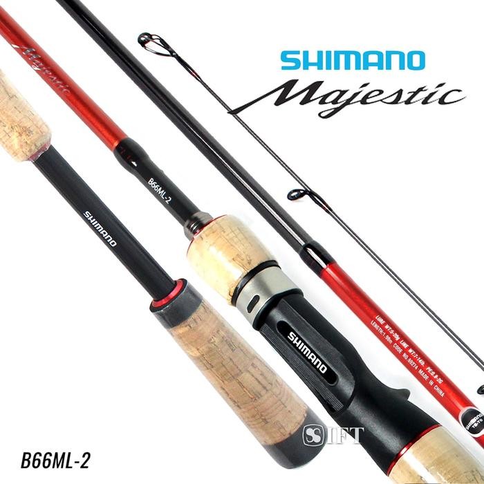 Joran Bc Shimano Majestic B64Lbfs2 66Ml2 68Lbfs2 610M2 610Mh2 Baitcasting Resmi