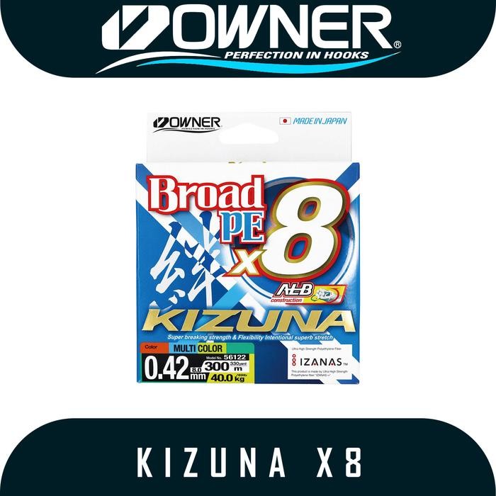 Senar Pancing Pe Merk Owner Kizuna Pe X8 300M