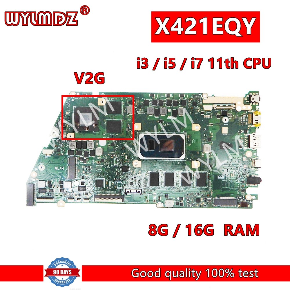 X421EAY Mainboard  For Asus X421EA I421E R421E X421EAY X421EAYB X421EQ X421EP X521EA X521EQ Laptop M