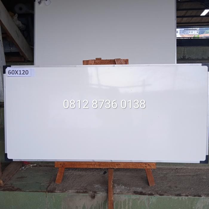 

Promo!! Papan Tulis Whiteboard Non Magnet Gantung Ukuran 60X120