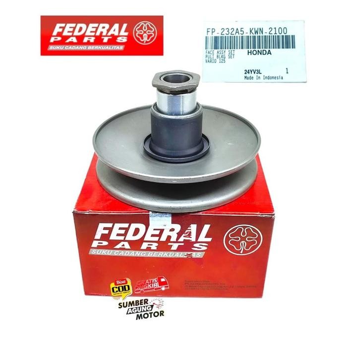 PULLEY PULLI ASSY BELAKANG HONDA VARIO 125 ORI FEDERAL FP-232A5-KWN-2100
