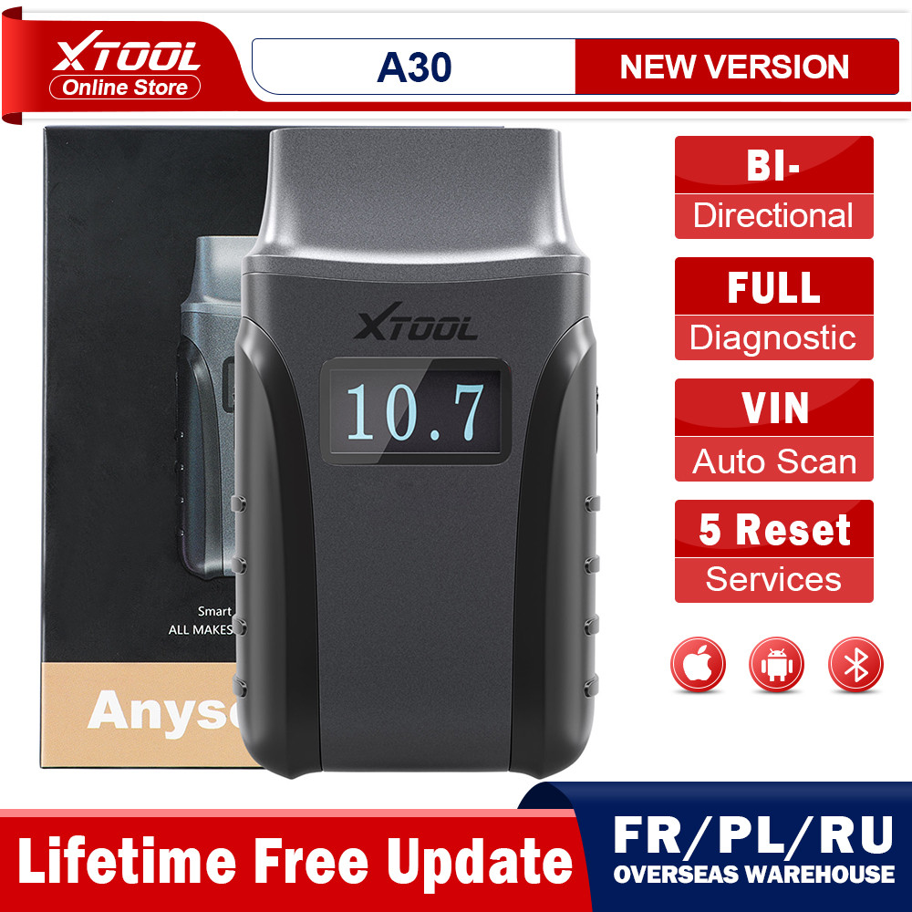 XTOOL Anyscan A30 OBD2 Scanner All Systems Diagnosis Active Test Tool