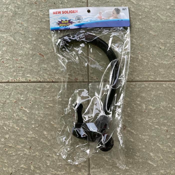 KRAN ANGSA CUCI PIRING HITAM PVC SOLIGEN KRAN CUCI PIRING