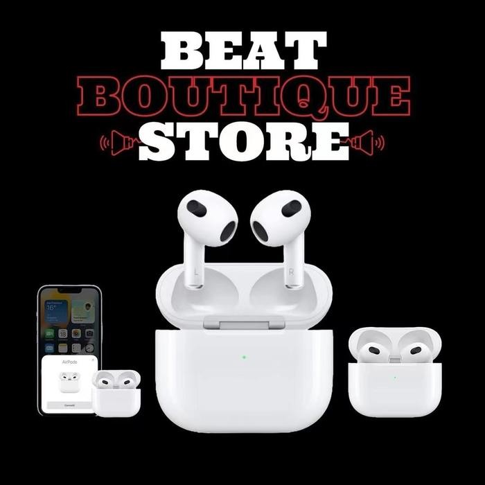 Terlaris Original App1E Airpods 3 Generation 2023 / Airpods Gen 3 Airpods Iphone With Wireless