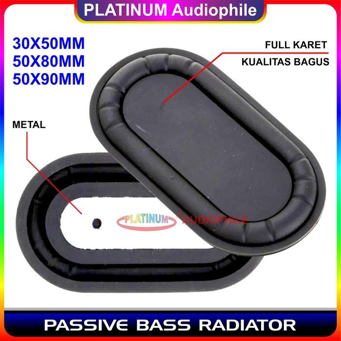 Terlaris Passive Bass Radiator Pbr Pasif Oval Membran Subwoofer Ongkir Termurah