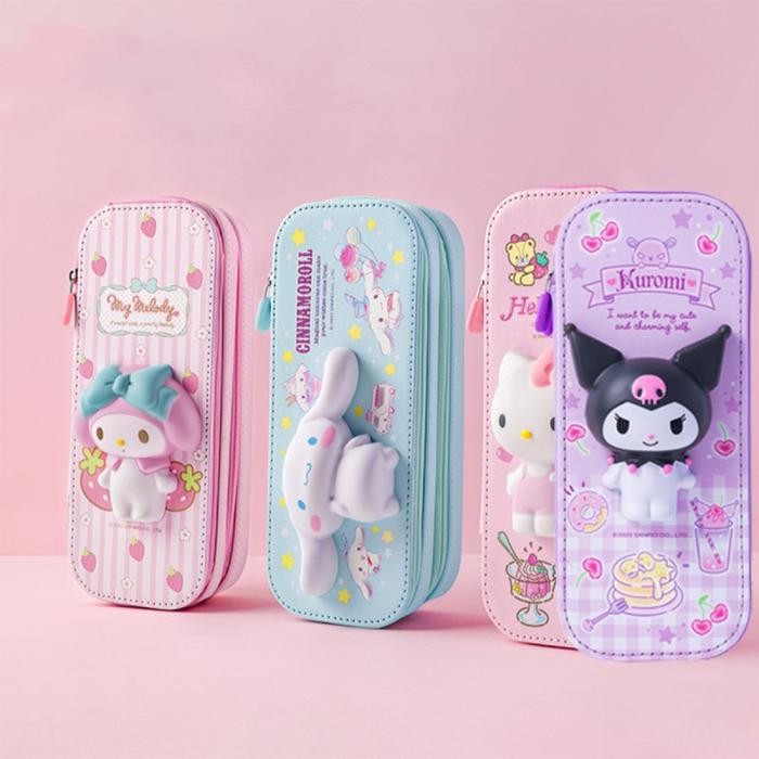 

Tempat Pensil Squishy Sanrio Dua Susun Pen Holder Squishy Double Decker Pen Holder Sanrio ationery