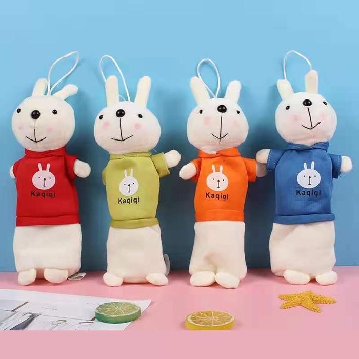 

HAPPYTOYS.888 Tempat Pensil Karaer Model Boneka Kelinci Bunny Kotak Pensil Cute Rait Doll