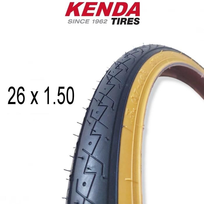 ban luar kenda 26 x 1.50 (40-559) gumwall 26x1.50 559 [mutu terbaik]