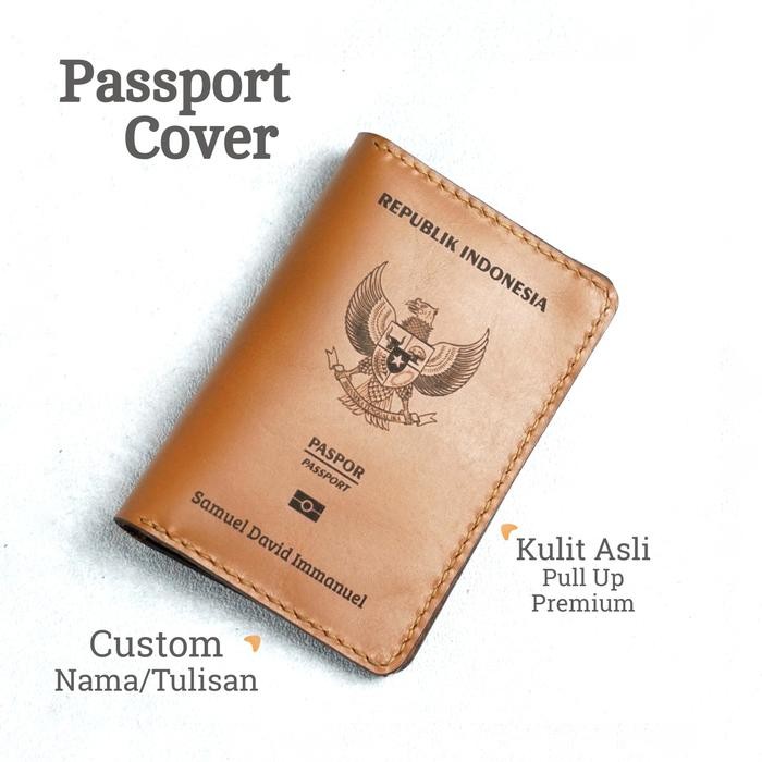 Leather Passport Cover / Dompet Paspor Kulit - Custom