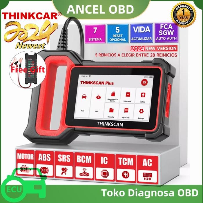 Thinkcar Thinkscan Plus S7 OBD2 Scanner Alat Diagnostik Mobil