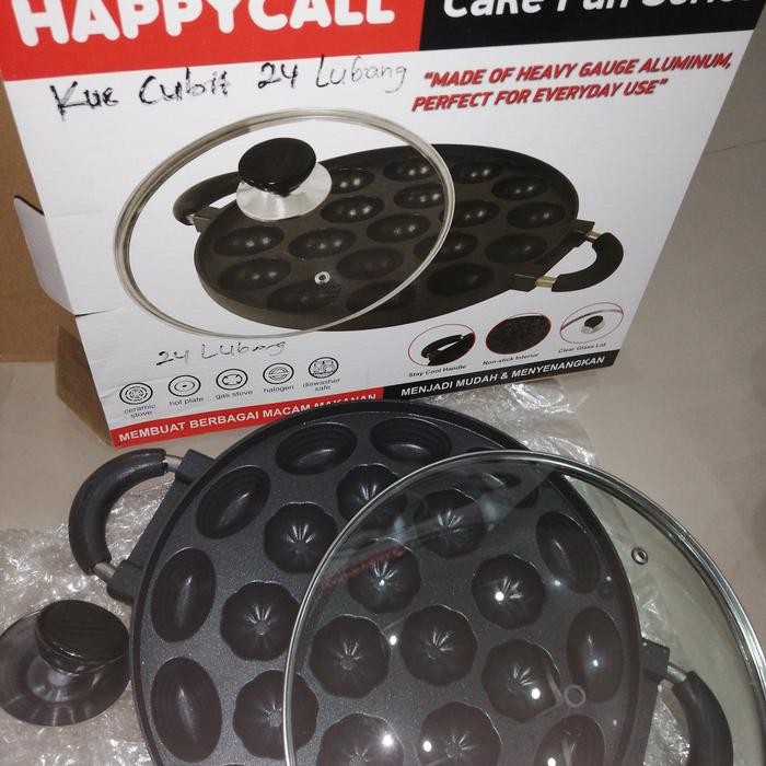 

Cetakan Kue Cubit 24 Lubang Teflon Non Stick Cookware + Penutup Kaca Gratis Ongkir
