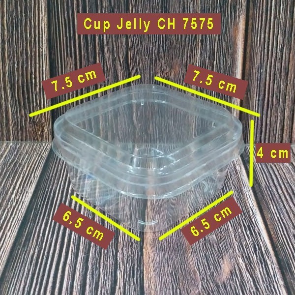 

Cup Puding Jelly Ch 7575 Isi 50 Pc Bening Akrilik Tutup Mika 120 Ml Gratis Ongkir