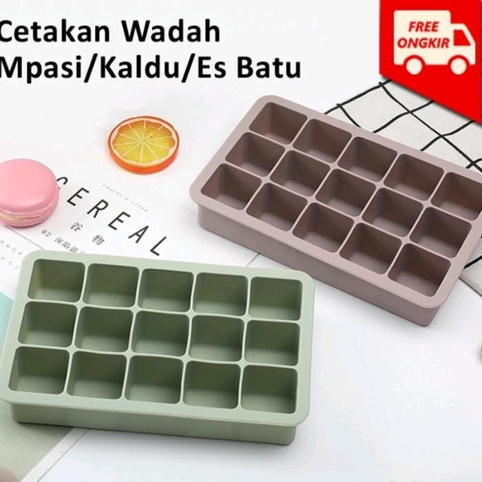 

Cetakan Es Batu Pendingin Minuman Silikon Kotak 15 Lubang Uk Es 4,5Cm Gratis Ongkir
