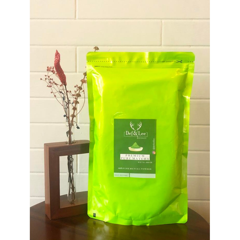 

Premium Pure Matcha Greentea Powder 500 Gr Bubuk Teh Hijau Murni