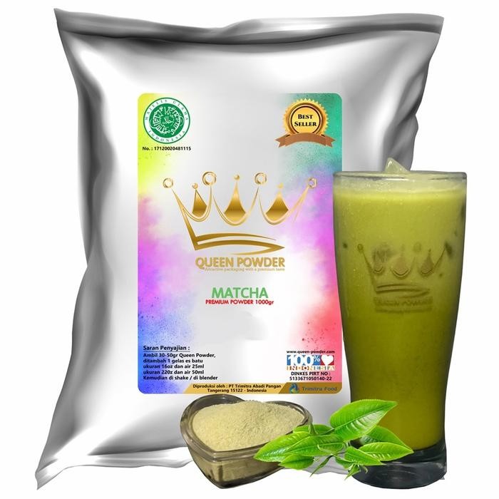 

Bubuk Minuman Queen Powder Premium Rasa Matcha 1Kg