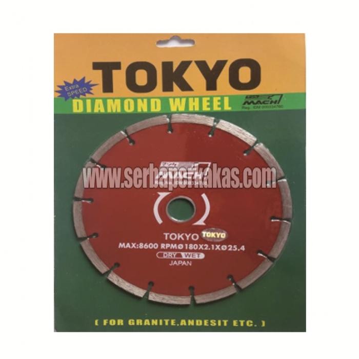 Pisau Potong Keramik & Granit 7 Inch Tokyo Diamond Wheel Dry