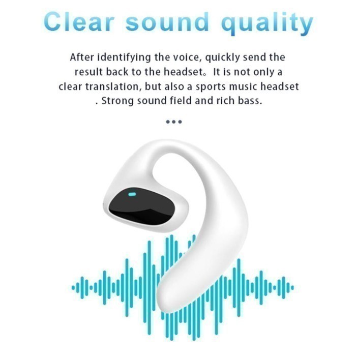 M8 Translator Tws Earphone - Headset Penerjemah 144 Bahasa Asing