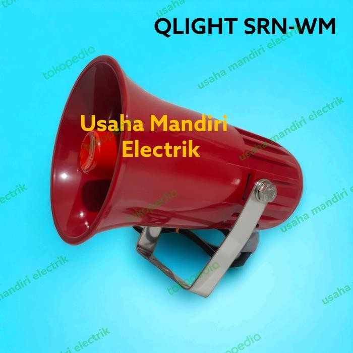 Ready Stock Qlight Srn-Wm Sirine Qlight, Electrik Horn Speaker, 220Vac