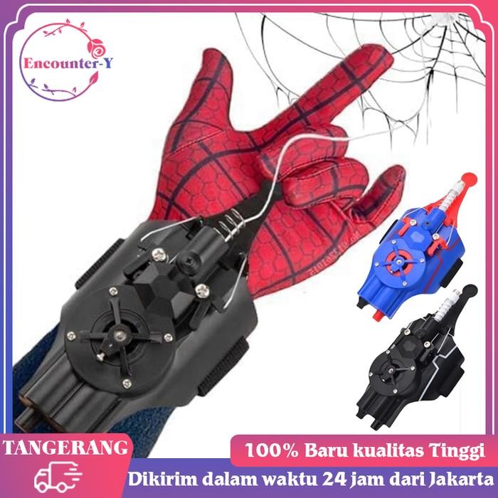 Mainan Web Shooter Spiderman Senjata Spiderman Cosplay Sarung Tangan Spiderman Mainan Jaring