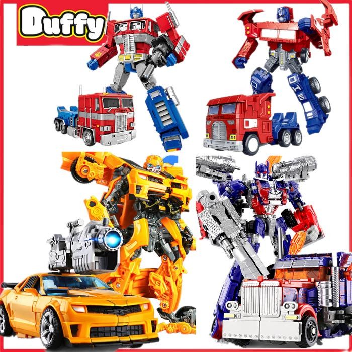 Duffy toys Mainan Mobil Robot Deformation / Mainan Robot Mobil / Pengemudi Truk / Robot Optimus