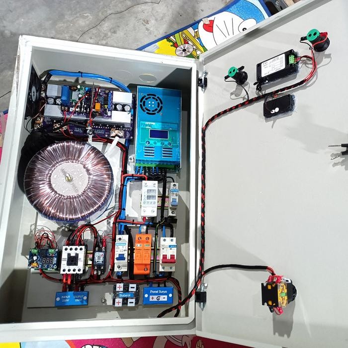 Box Panel Plts Solar Panel Surya Otomatis Lvd Ats 3000W Psw