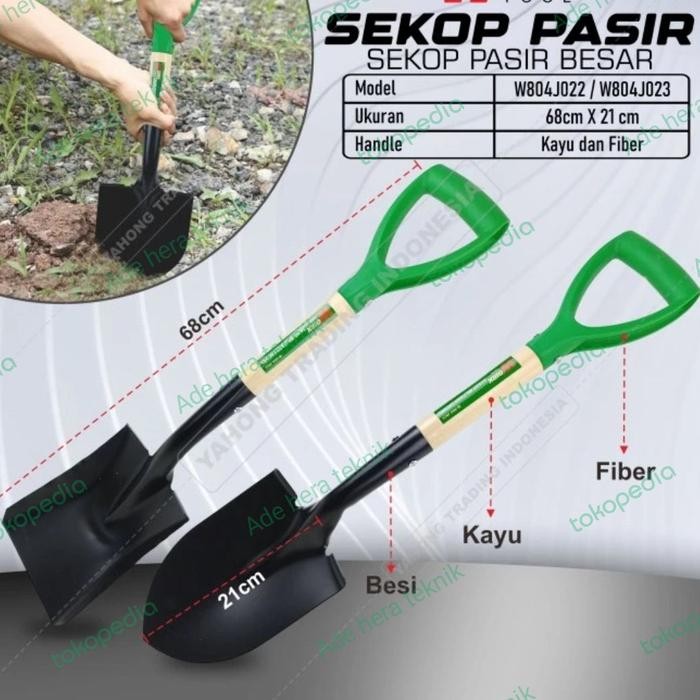 Skop Pasir Mini Model Persegi / Lancip Skop Taman WOIRX Kode 1179